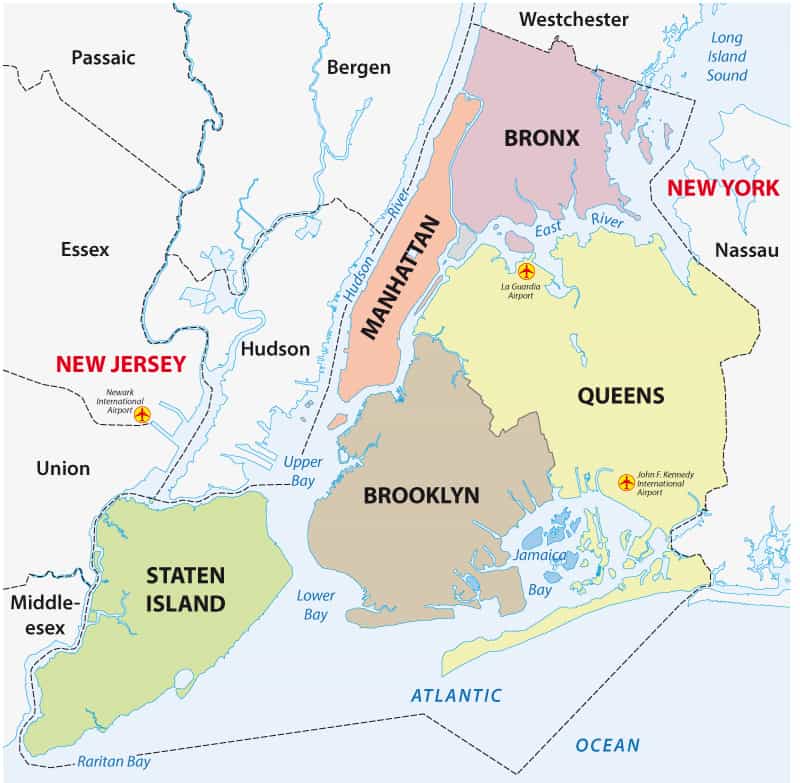 mapa de nueva york